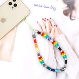 Go2Boho Summer Beach Cell Phone Charm Chains Assorted Beaded Strap Lanyard