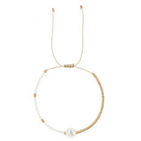Initial Bracelets Letter Shell Name Dainty Bracelet for Women