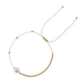 Initial Bracelets Letter Shell Name Dainty Bracelet for Women
