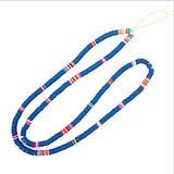 Go2Boho 6mm Heishi Disc Phone Chain Charm for Women