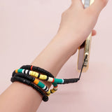Go2Boho 6mm Heishi Disc Phone Chain Charm for Women