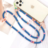 Go2Boho 6mm Heishi Disc Phone Chain Charm for Women