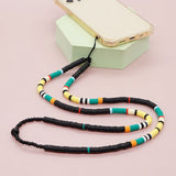Go2Boho 6mm Heishi Disc Phone Chain Charm for Women