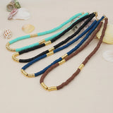 6mm Heishi Necklace For Women Disc Beads Choker African Necklaces
