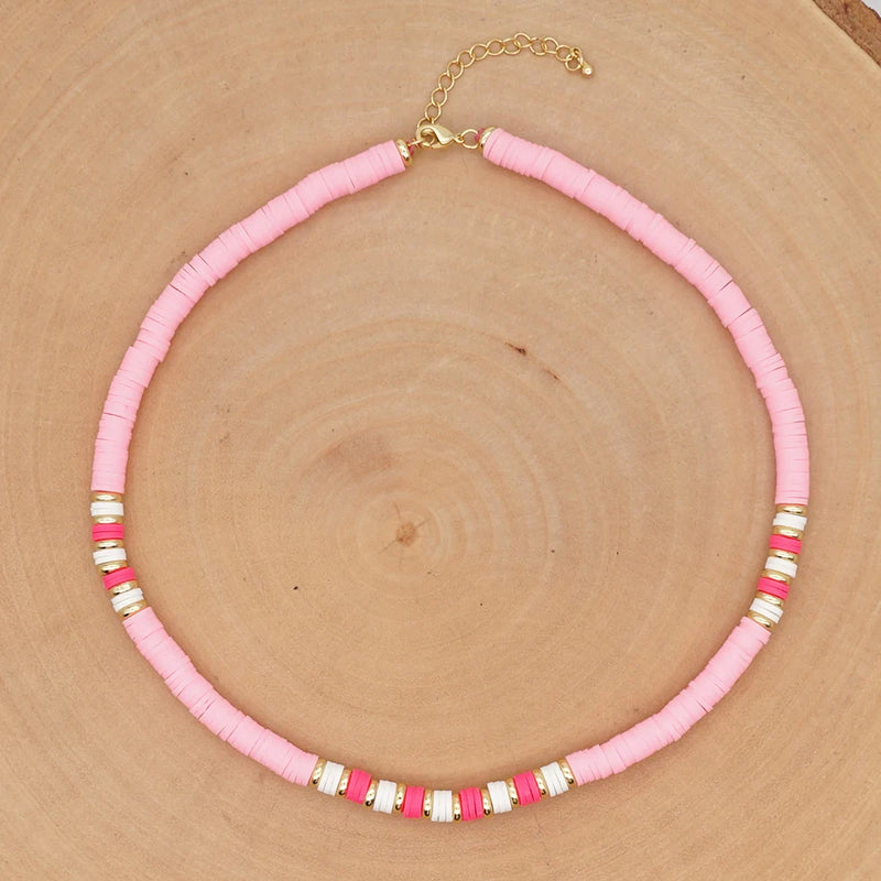 6mm Heishi Necklace For Women Disc Beads Choker African Necklaces
