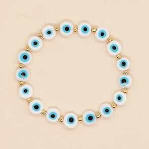 Evil Eye Beaded Bracelet Boho Accessories Jewelry Stretch Bracelets