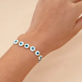 Evil Eye Beaded Bracelet Boho Accessories Jewelry Stretch Bracelets