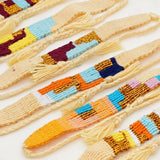 Boho Braided Friendship Bracelet Handwoven Tassel Bangle