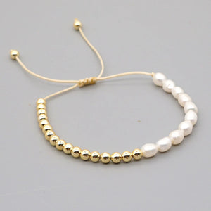 Freshwater Pearl Bracelet For Women Summer Beach Beaded Bracelet