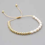 Freshwater Pearl Bracelet For Women Summer Beach Beaded Bracelet