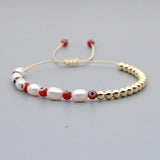 Freshwater Pearl Bracelet For Women Summer Beach Beaded Bracelet