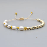 Freshwater Pearl Bracelet For Women Summer Beach Beaded Bracelet