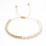 Freshwater Pearl Bracelet For Women Summer Beach Beaded Bracelet