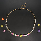 Freshwater Pearl Necklace & Bracelet Set Evil Eye Bracelets