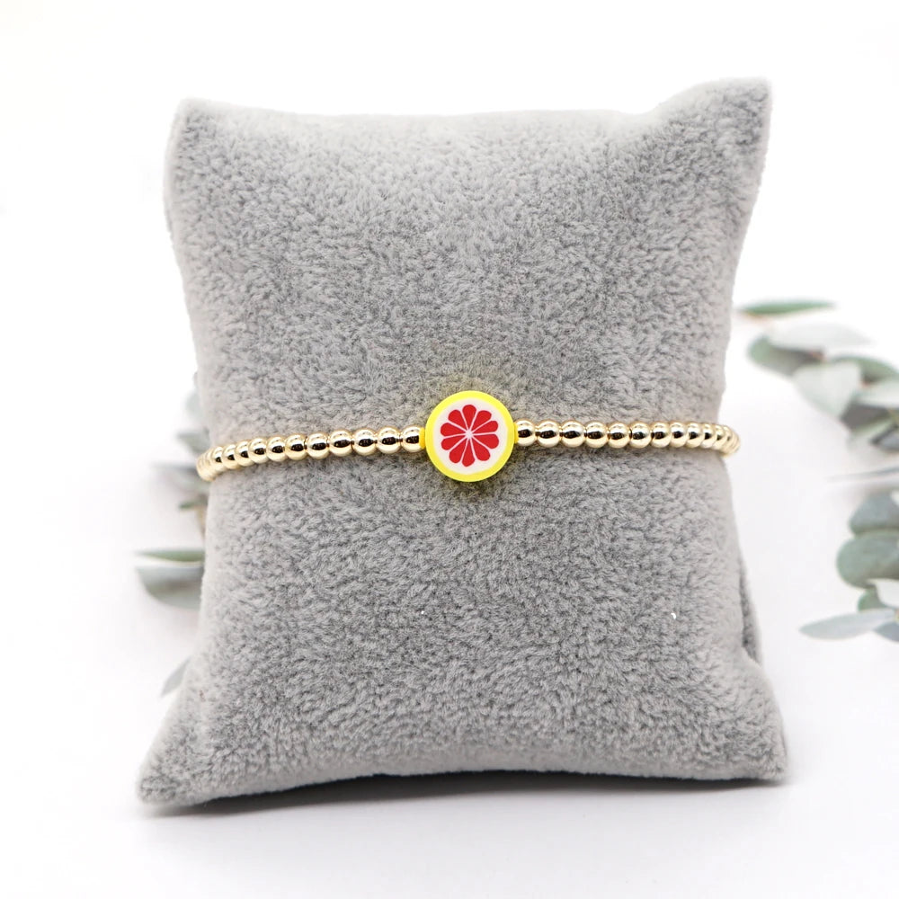 Minimalist 3mm Ball Bead Bracelet Stackable Summer Everyday Jewelry