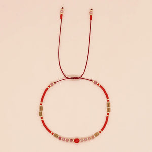 Bohemian Wax Rope Friendship Bracelets for Women