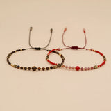 Bohemian Friendship Bracelets with Wax Rope for Women