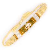 Braided Cloth Bracelet Set Shell Tassel Pulseras