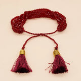 Stretchable Crystal Bracelets for Women Bead Statement Bracelet Strand Acrylic