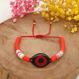 Heishi Evil Eye Bracelet Greek Eye Bracelet