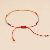 Beaded Rope Charm Bracelet for Women Men Gift Jewelry