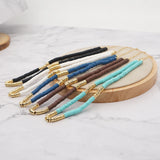 Vinyl Heishi Disc Beads Choker Necklace Women