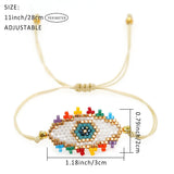 Go2Boho Evil Eye Beaded Bracelets for Women Men