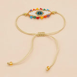 Go2Boho Evil Eye Beaded Bracelets for Women Men