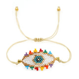 Go2Boho Evil Eye Beaded Bracelets for Women Men