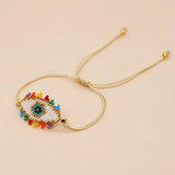 Go2Boho Evil Eye Beaded Bracelets for Women Men