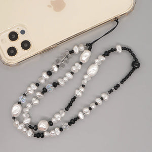 Go2Boho Star Charm Phone Chain Pearl Mobile Lanyard Women Jewelry