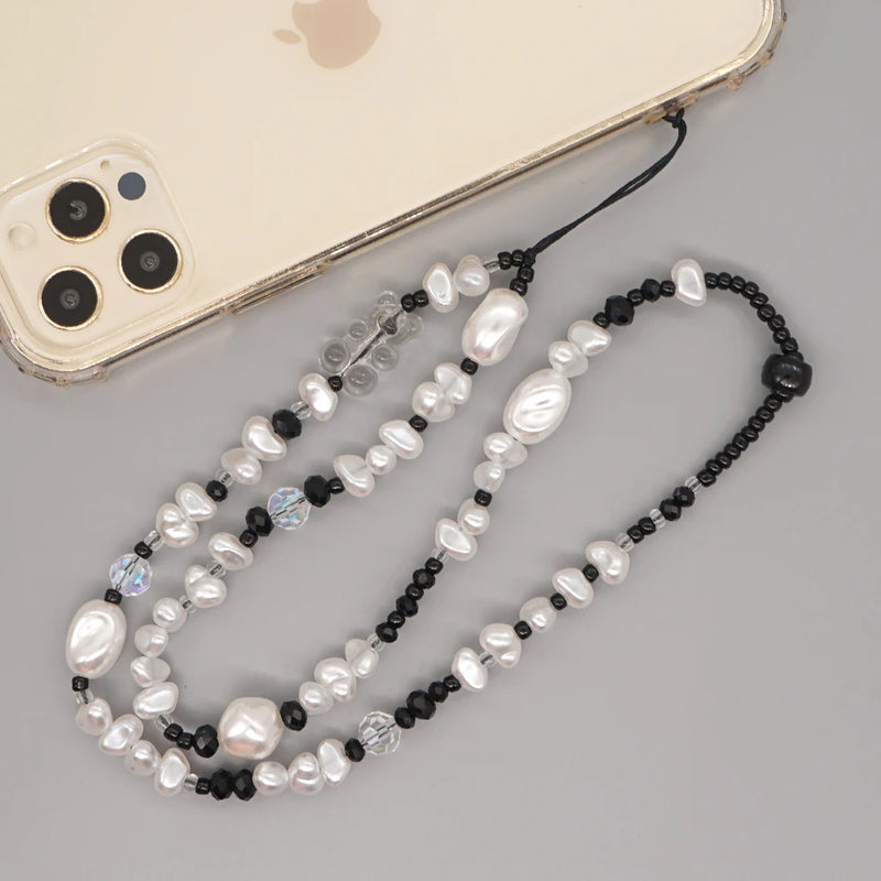 Go2Boho Star Charm Phone Chain Pearl Mobile Lanyard Women Jewelry