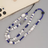 Go2Boho Star Charm Phone Chain Pearl Mobile Lanyard Women Jewelry