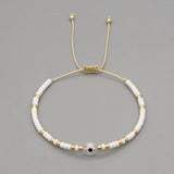 Evil Eye Beaded Bracelet Jewelry Lucky Eye Adjustable String Bracelets