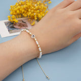 Evil Eye Beaded Bracelet Jewelry Lucky Eye Adjustable String Bracelets