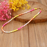 Boho Necklaces Colorful Heishi Summer Jewelry Gift