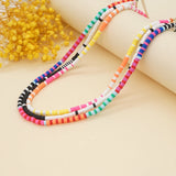 Boho Necklaces Colorful Heishi Summer Jewelry Gift