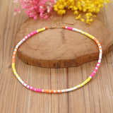 Boho Necklaces Colorful Heishi Summer Jewelry Gift
