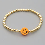 Go2boho 5pcs Cross Bracelets Smile Face Bracelet