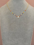 Colorful Charm Pendant BoHo Necklace for Women - Summer Jewelry