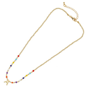 Colorful Charm Pendant BoHo Necklace for Women - Summer Jewelry