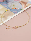 Colorful Charm Pendant BoHo Necklace for Women - Summer Jewelry