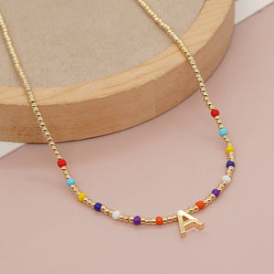 Colorful Charm Pendant BoHo Necklace for Women - Summer Jewelry
