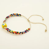 Go2boho Evil Eye Boho Beaded Bracelets Women Colorful Friendship Jewellery