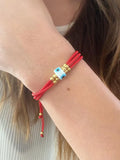 Go2boho Evil Eye Boho Beaded Bracelets Women Colorful Friendship Jewellery