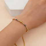 Go2boho Bracelets For Women Gift Plated Bead Friendship Adjustable Jewelry