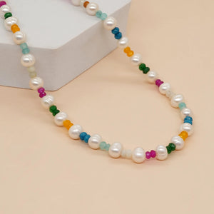 Go2boho Freshwater Pearl Necklace Hot Summer Beach Jewelry Gift