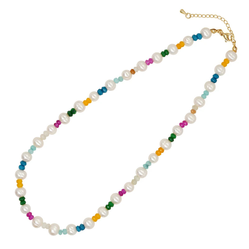 Go2boho Freshwater Pearl Necklace Hot Summer Beach Jewelry Gift