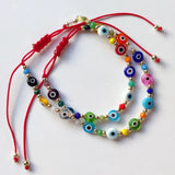 Go2boho Evil Eye Crystal Beads Bracelets For Women Boho Jewelry