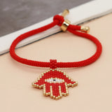 Go2boho Evil Eye Hamsa Fatima Hand Charm Bracelet